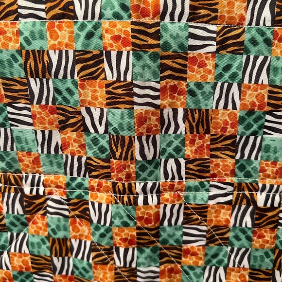 Jungle babies baby quilt - Picture 8 of 8